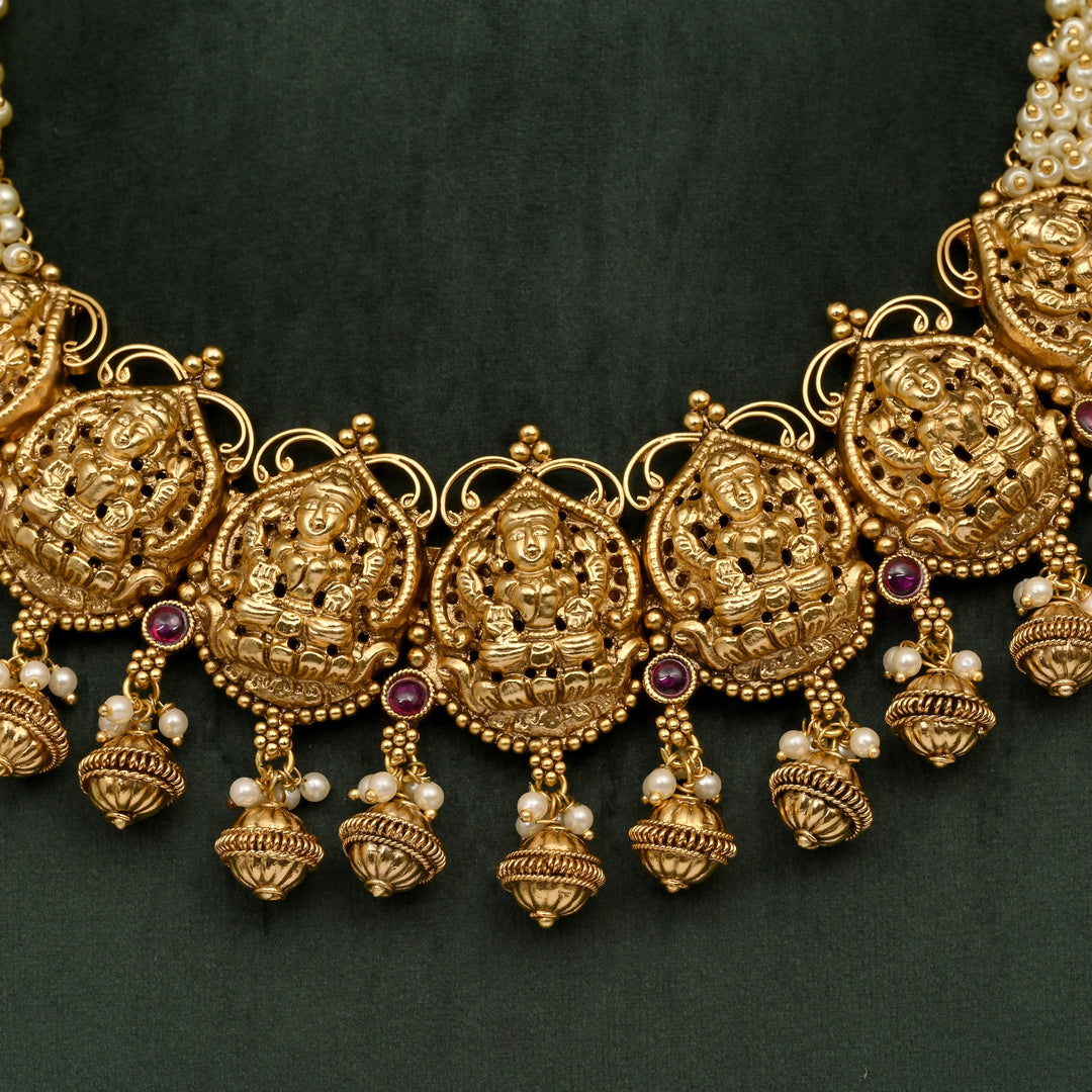 Temple Necklace Set