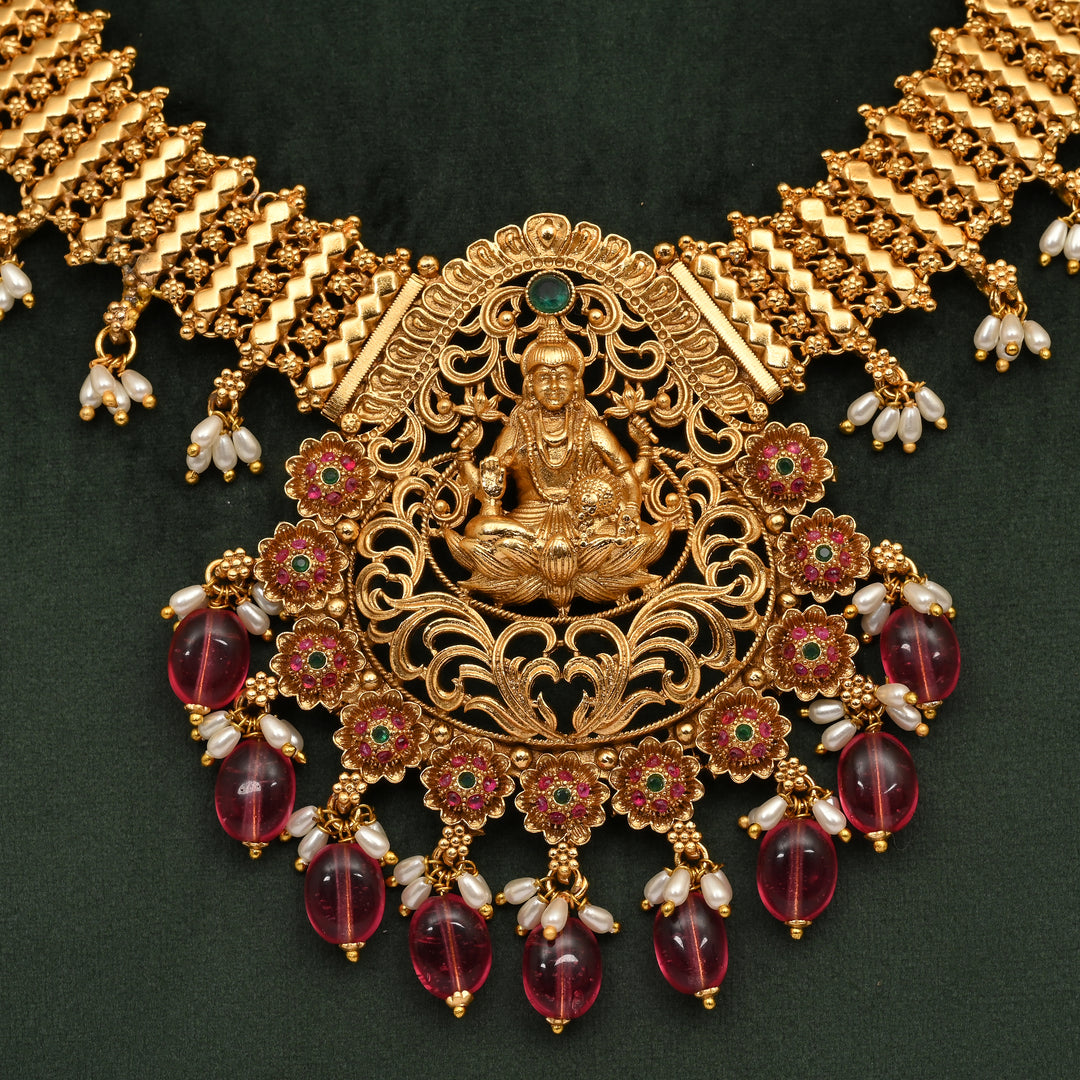 Temple Necklace Set