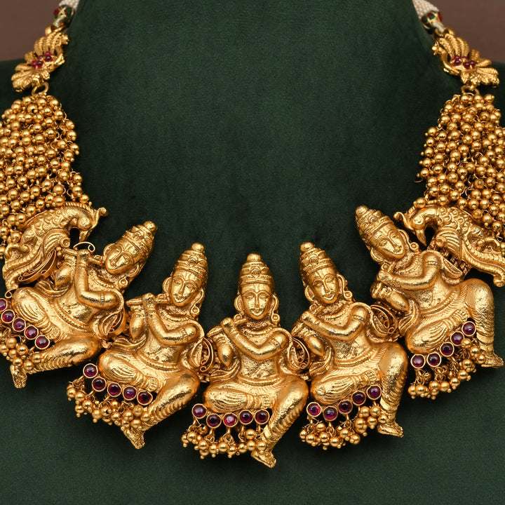 Temple Necklace Set