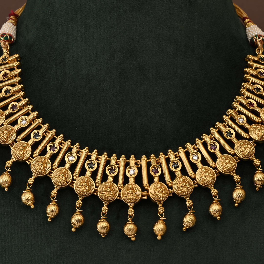 Temple Necklace Set