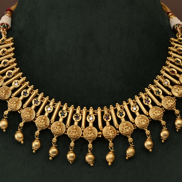 Temple Necklace Set