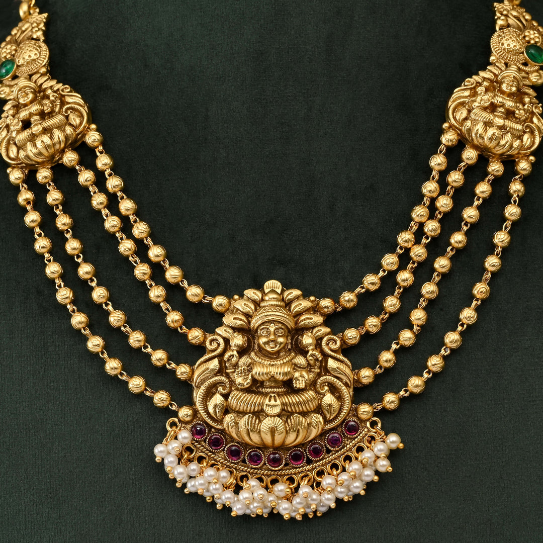 Temple Necklace Set