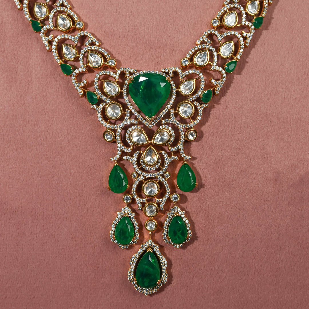 Moissanite Necklace Set