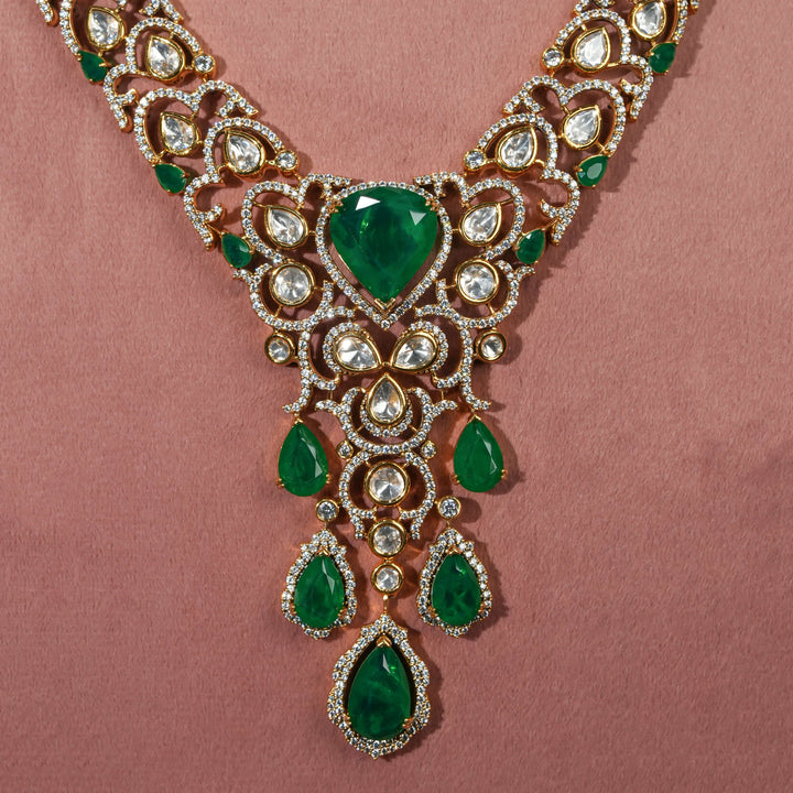 Moissanite Necklace Set