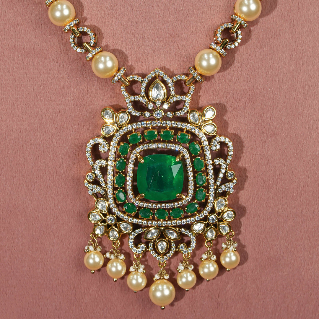 Moissanite Necklace Set