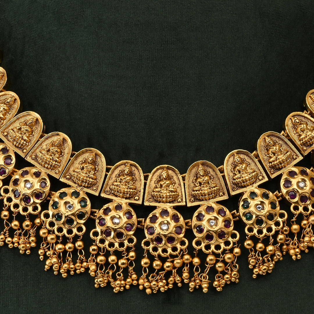 Temple Necklace Set