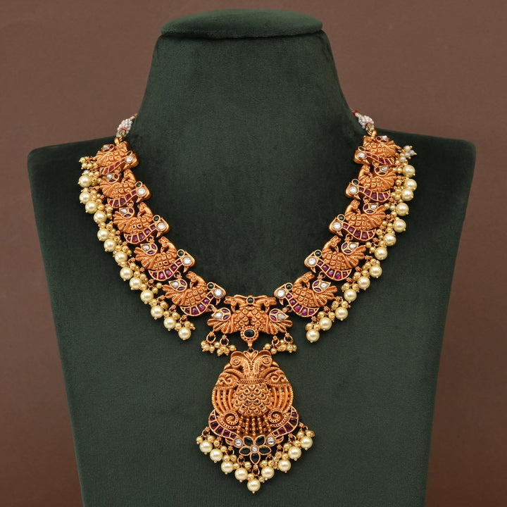 Temple Necklace Set