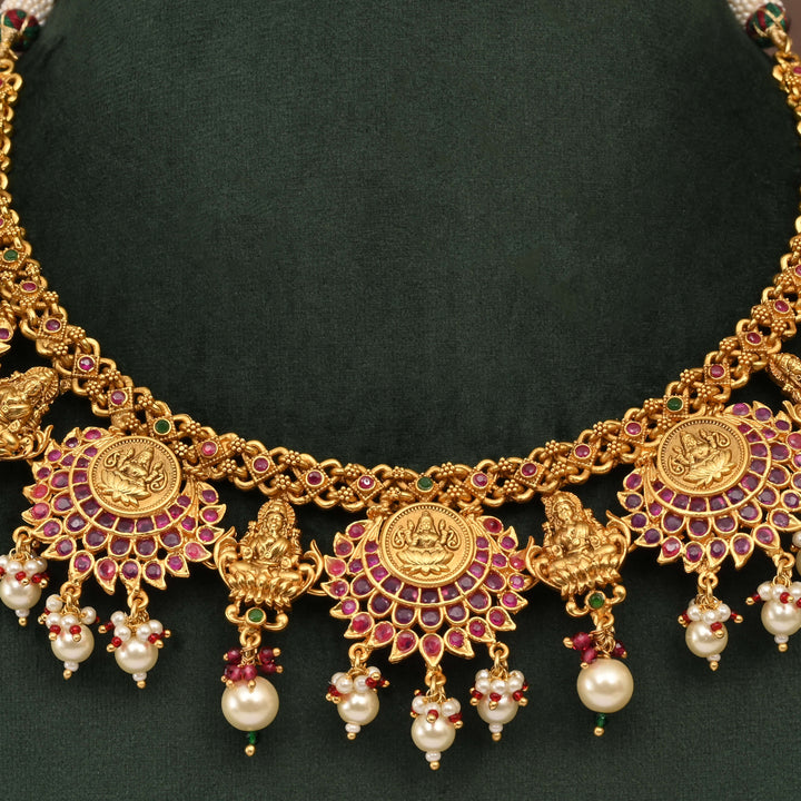 Temple Necklace Set