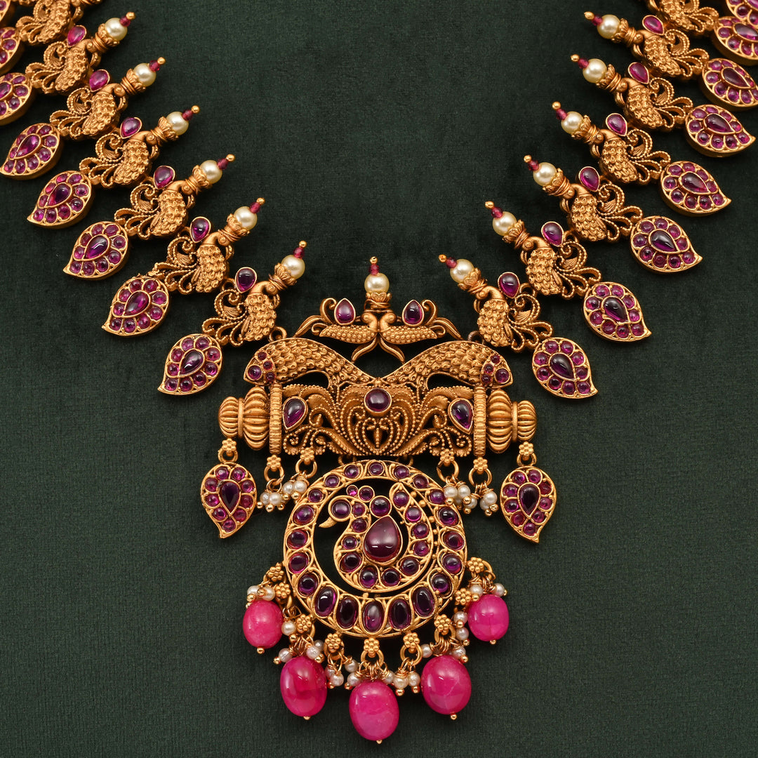 Temple Necklace Set