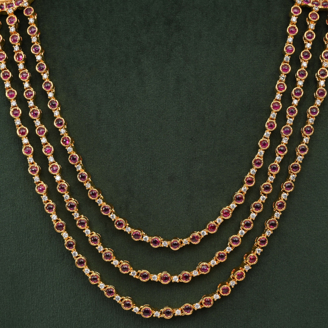 Temple Necklace Set