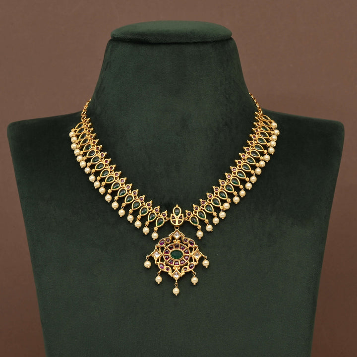 Temple Necklace Set