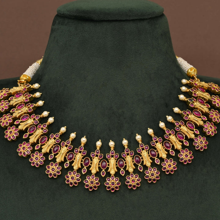 Temple Necklace Set