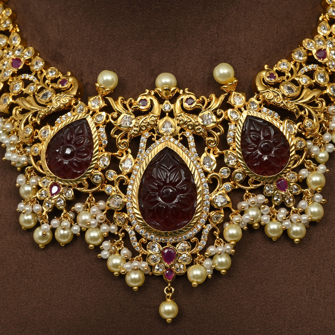 Uncut Polki Necklace Set