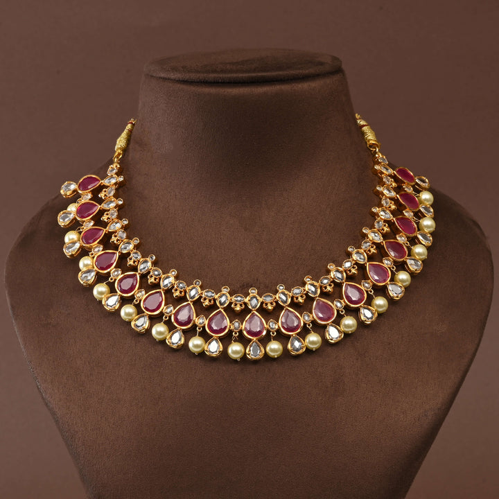 Uncut Polki Necklace Set