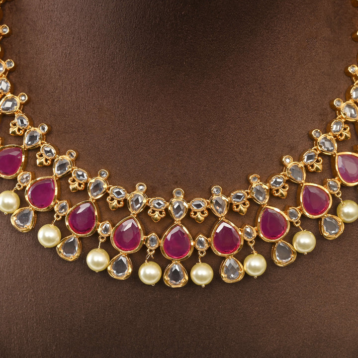 Uncut Polki Necklace Set