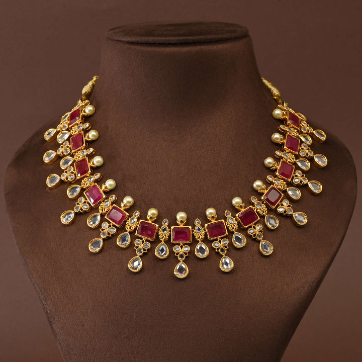 Uncut Polki Necklace Set