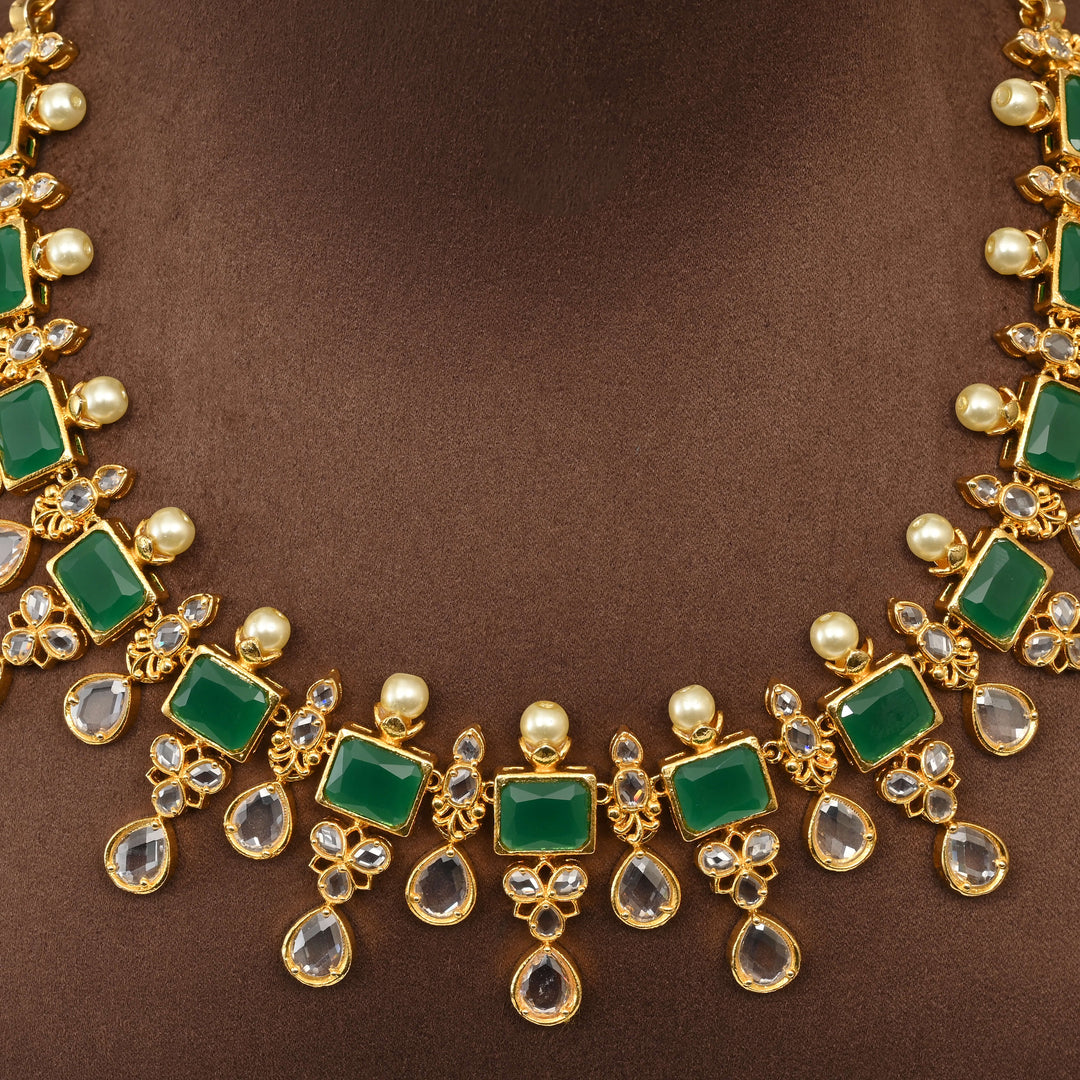 Uncut Polki Necklace Set