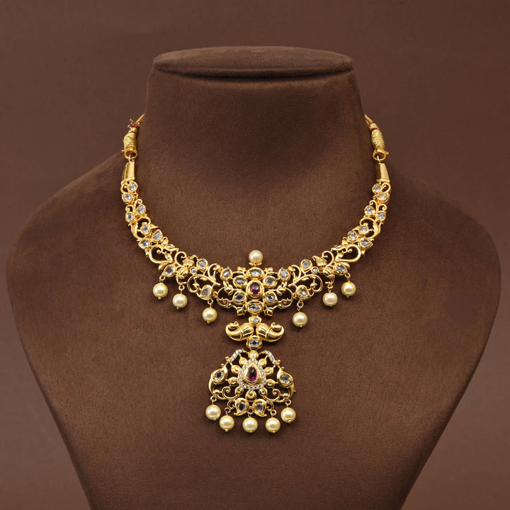 Uncut Polki Necklace Set