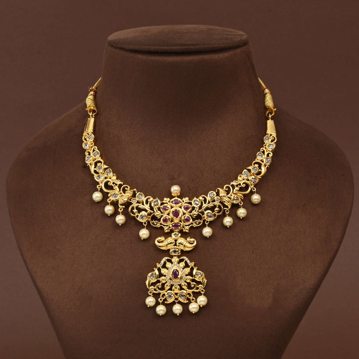 Uncut Polki Necklace Set