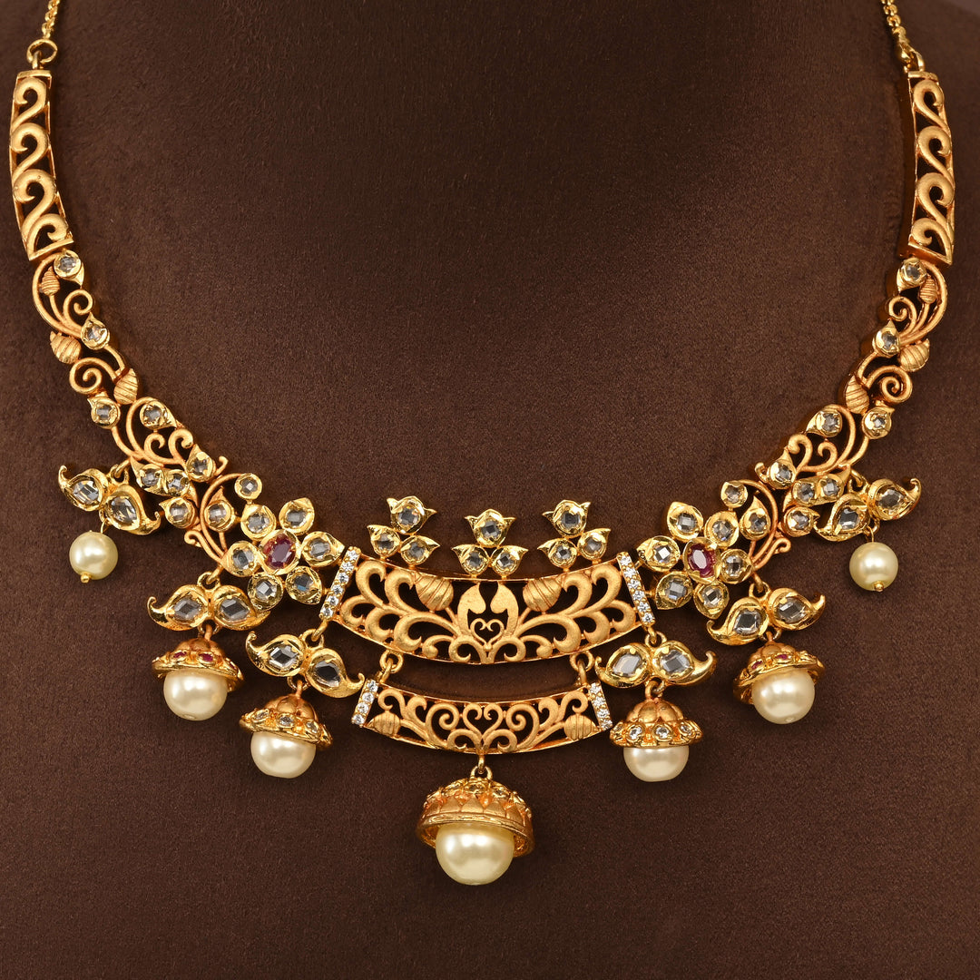 Uncut Polki Necklace Set