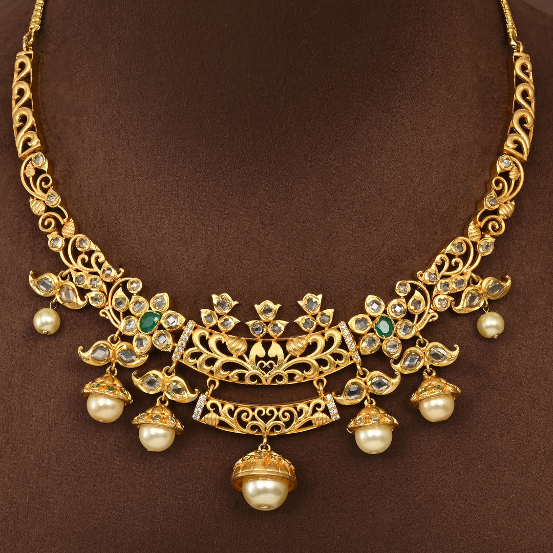 Uncut Polki Necklace Set