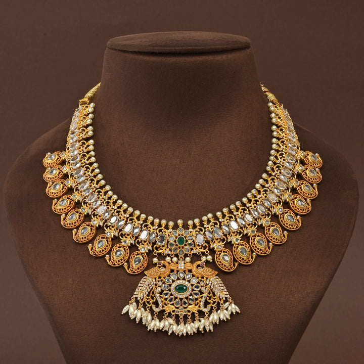 Uncut Polki Necklace Set