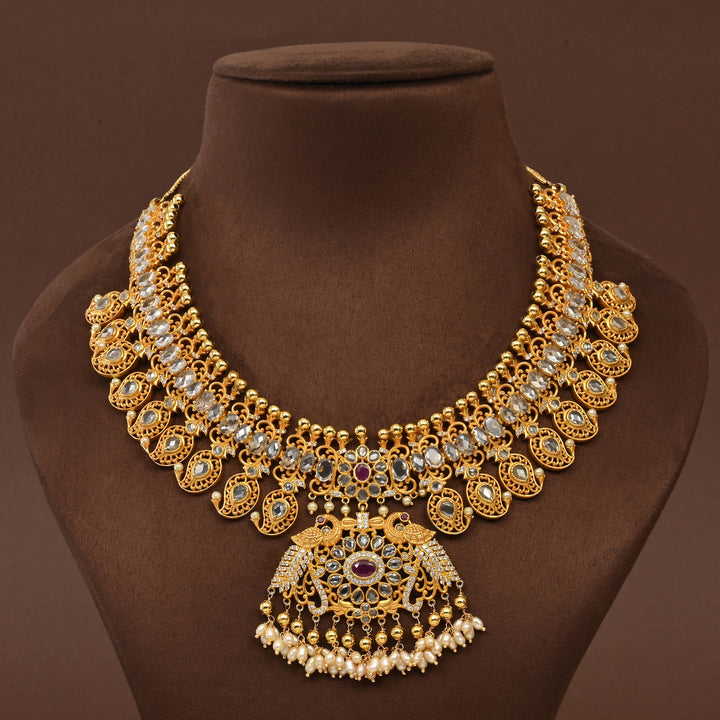 Uncut Polki Necklace Set