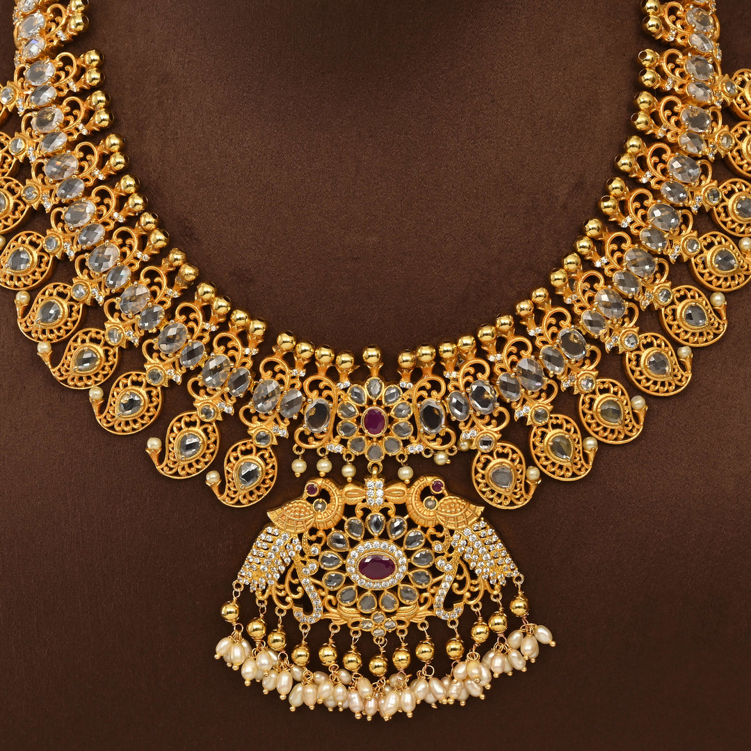 Uncut Polki Necklace Set