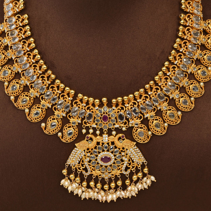 Uncut Polki Necklace Set