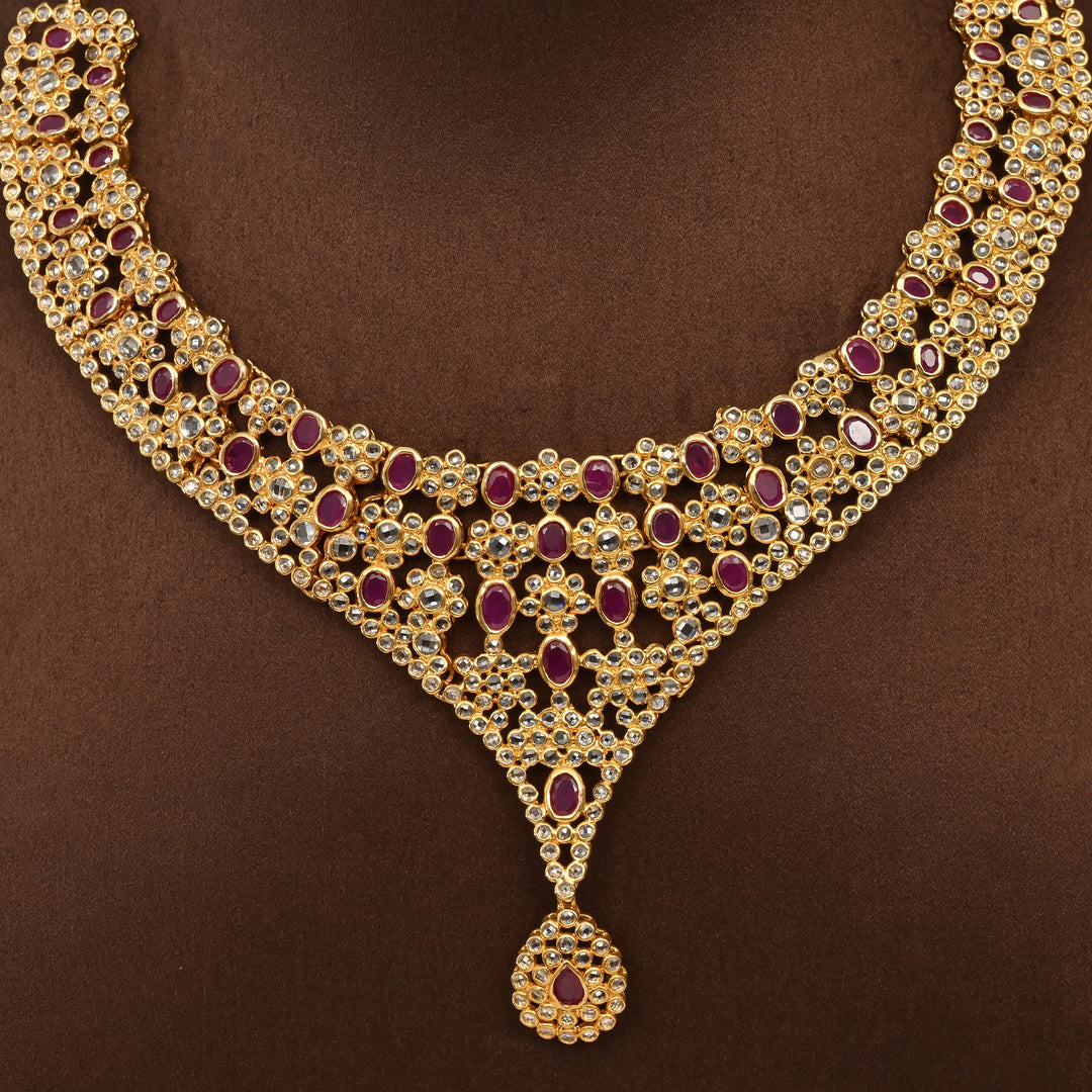 Uncut Polki Necklace Set