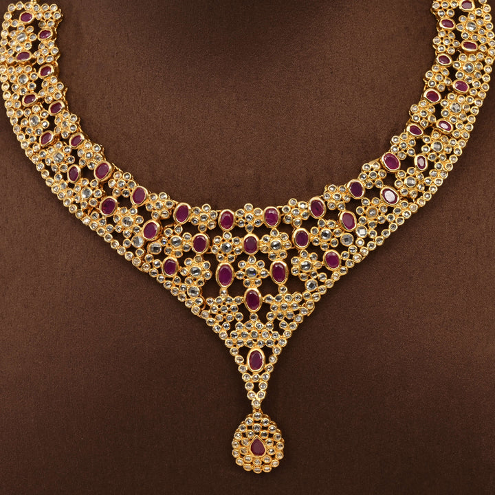 Uncut Polki Necklace Set