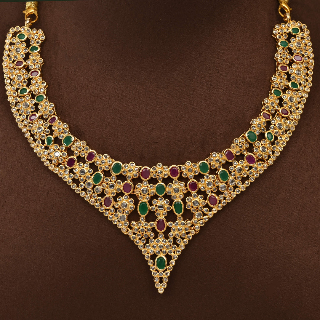 Uncut Polki Necklace Set