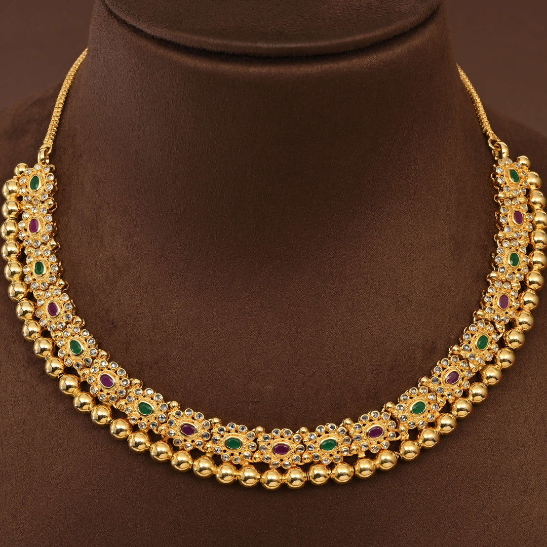 Uncut Polki Necklace Set