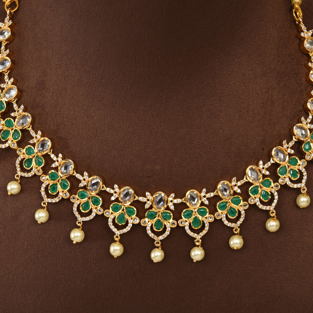 Uncut Polki Necklace Set