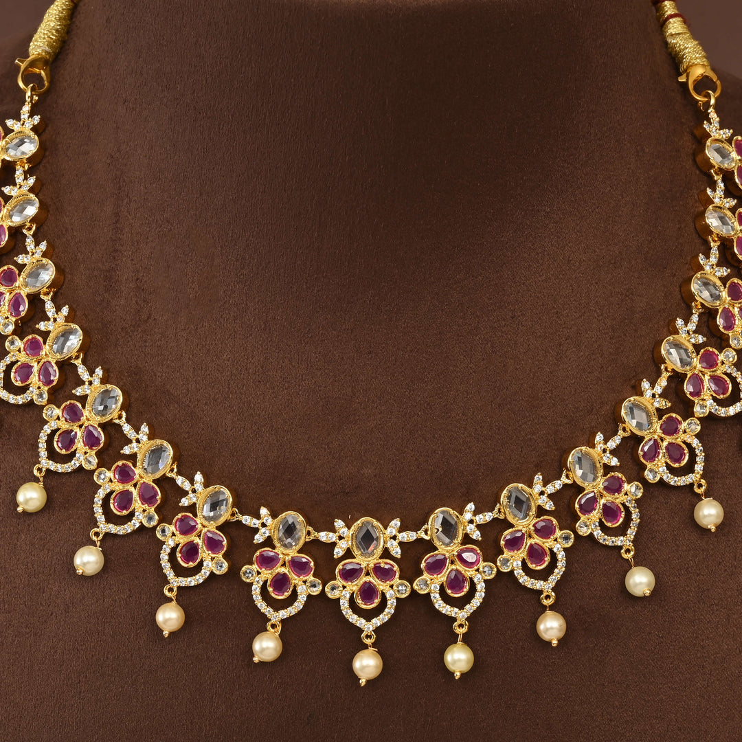 Uncut Polki Necklace Set