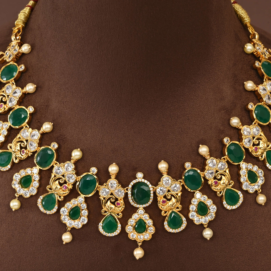 Uncut Polki Necklace Set