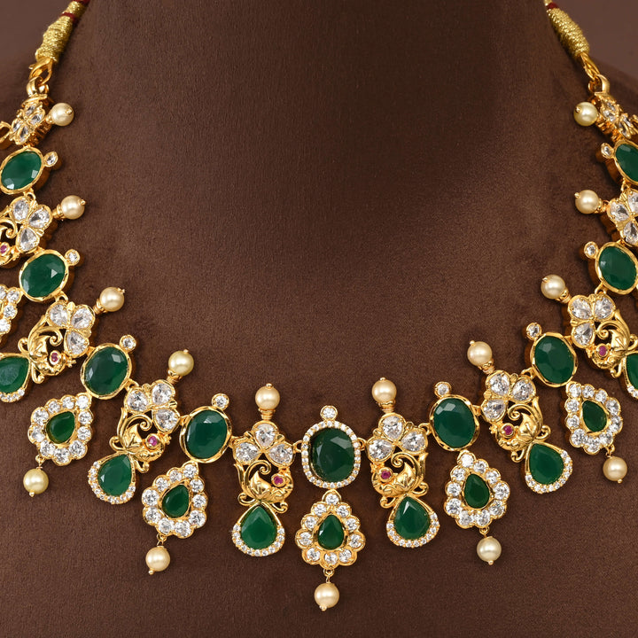 Uncut Polki Necklace Set