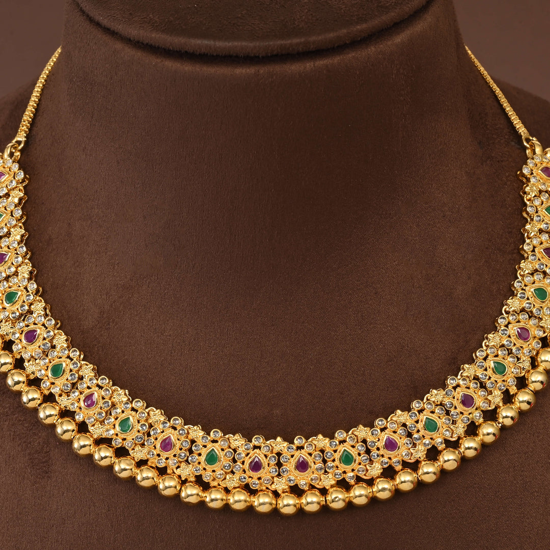Uncut Polki Necklace Set