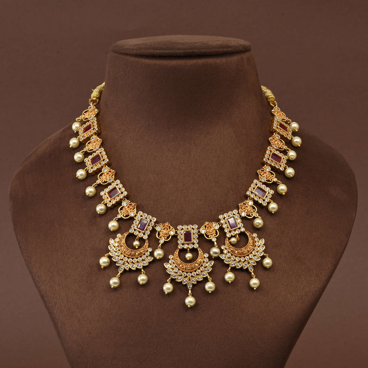 Uncut Polki Necklace Set