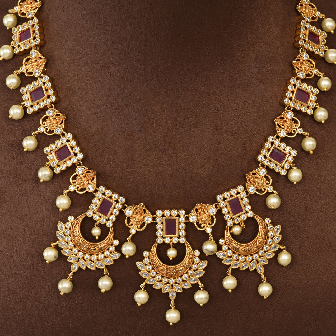 Uncut Polki Necklace Set