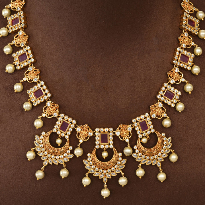 Uncut Polki Necklace Set