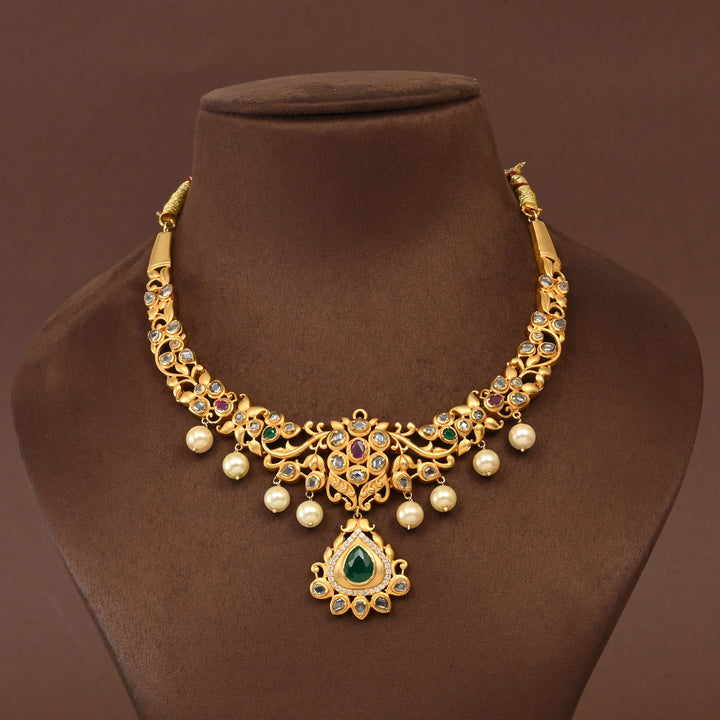 Uncut Polki Necklace Set