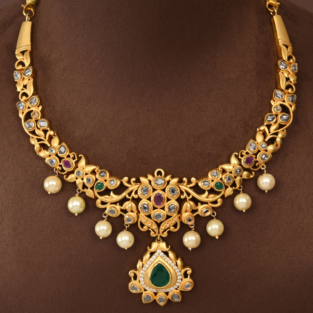 Uncut Polki Necklace Set
