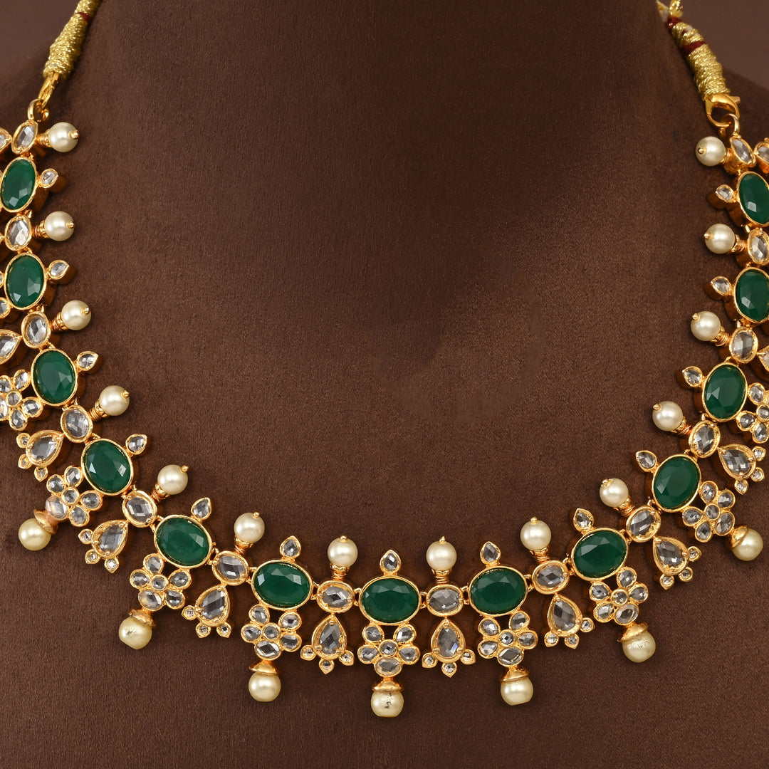 Uncut Polki Necklace Set