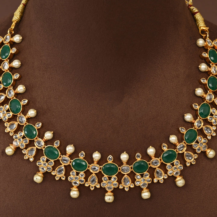 Uncut Polki Necklace Set