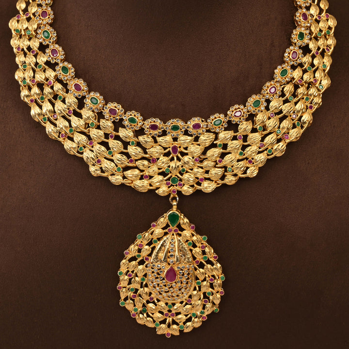 Uncut Polki Necklace Set