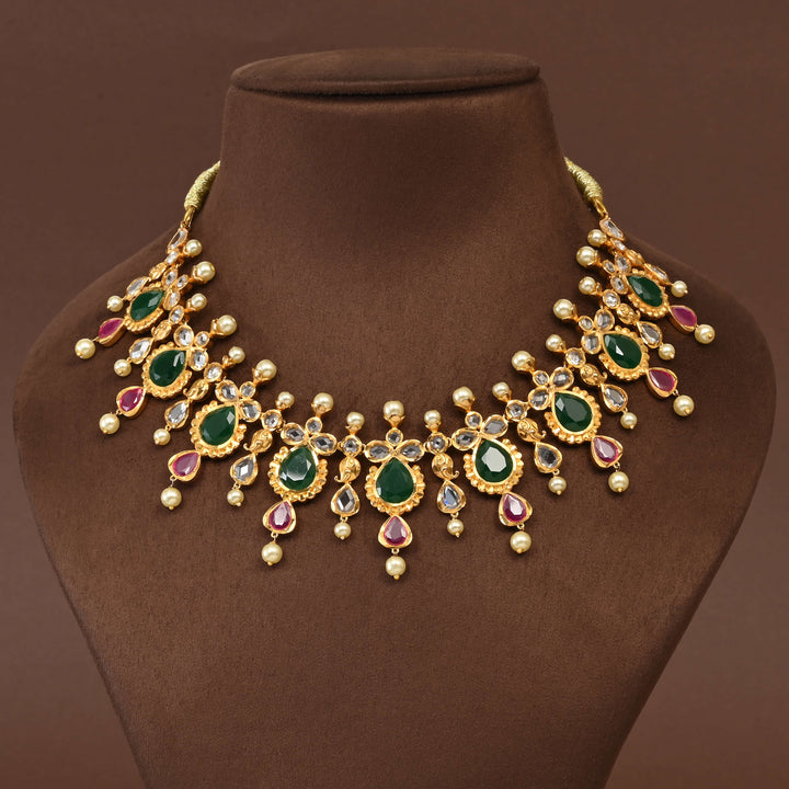Uncut Polki Necklace Set