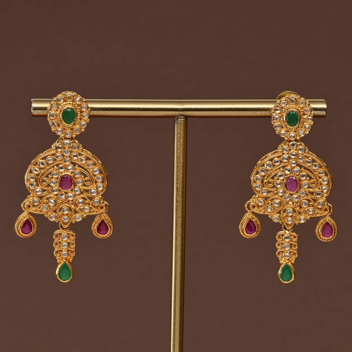 Uncut Polki Necklace Set