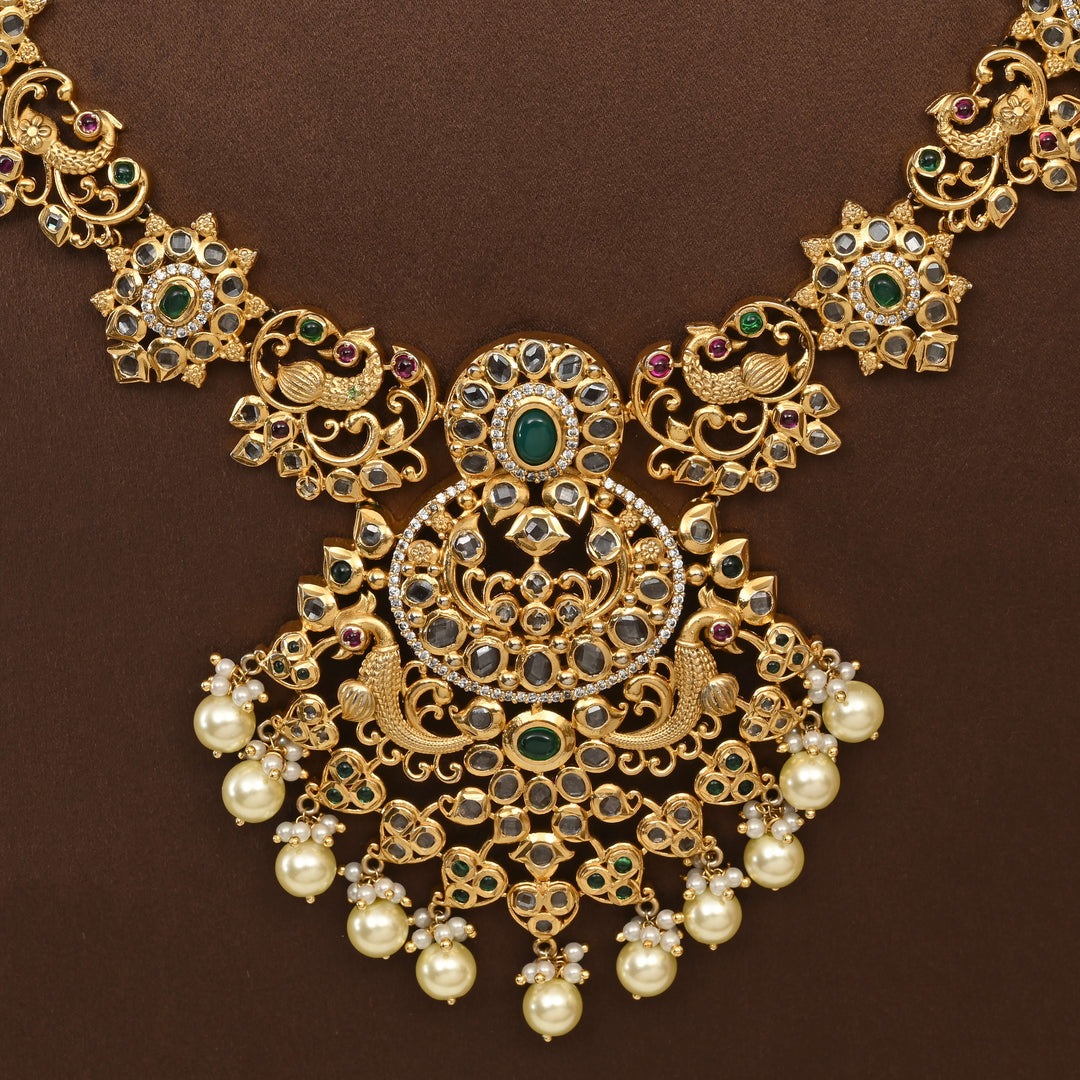 Uncut Polki Necklace Set