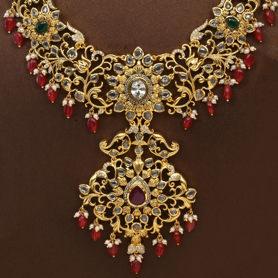 Uncut Polki Necklace Set